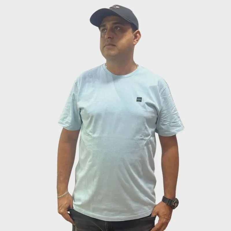 Camiseta Masculina Oakley Boatch Azul Claro 457294BR