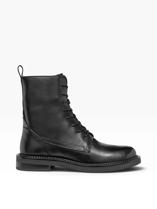 GEOX Serilda Anfibi Tacco Basso Donna - D46WYG00043 Nero 36