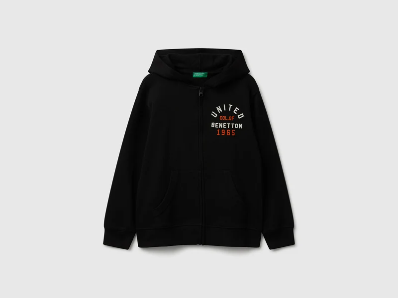 Felpa con zip e cappuccio EL