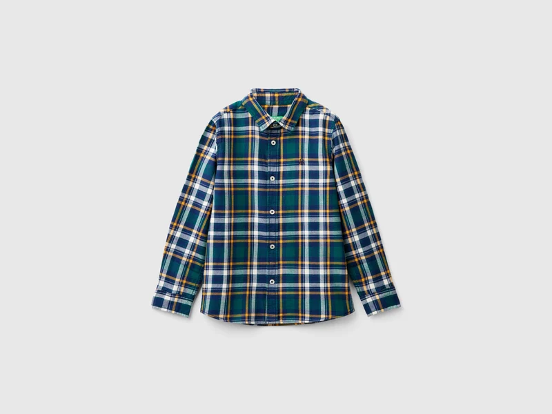 Camicia scozzese 100% cotone L