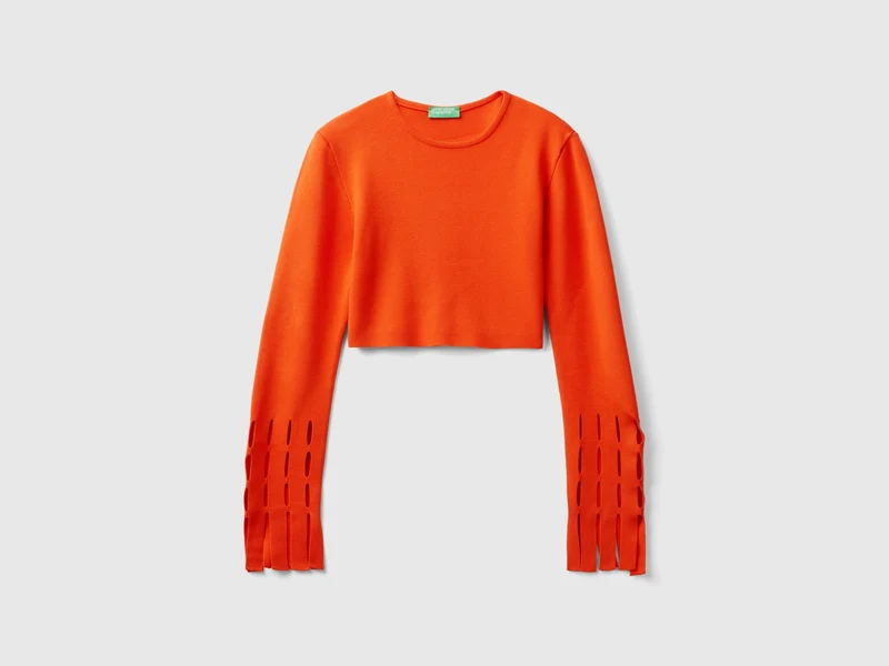 Maglia cut out cropped XS
