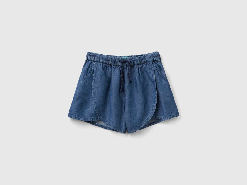 Pantaloni corti in viscosa XL