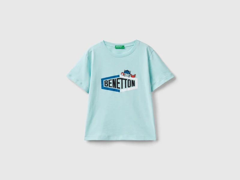 T-shirt 100% cotone bio con stampa 82