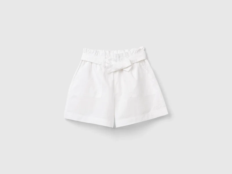 Pantaloni corti paperbag KL