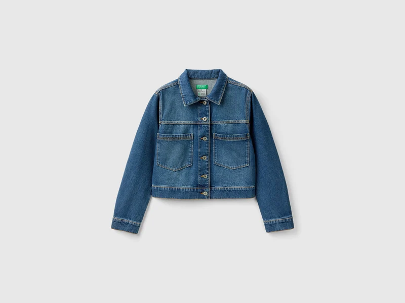 Giacca in denim con cotone riciclato M