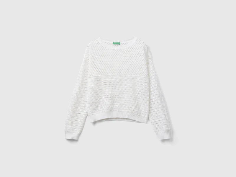 Maglia con trafori boxy fit M