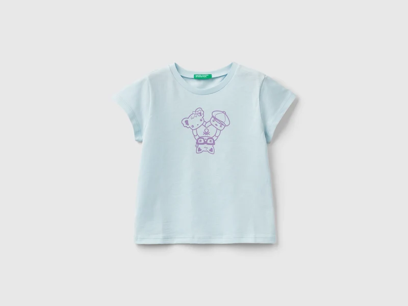 T-shirt 100% cotone con stampa YS