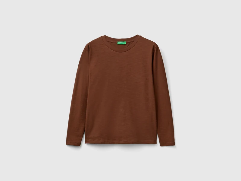 T-shirt manica lunga in cotone leggero XL