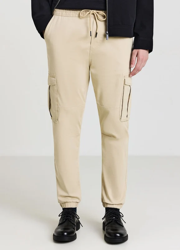 Pantalone jogger con tasconi 46