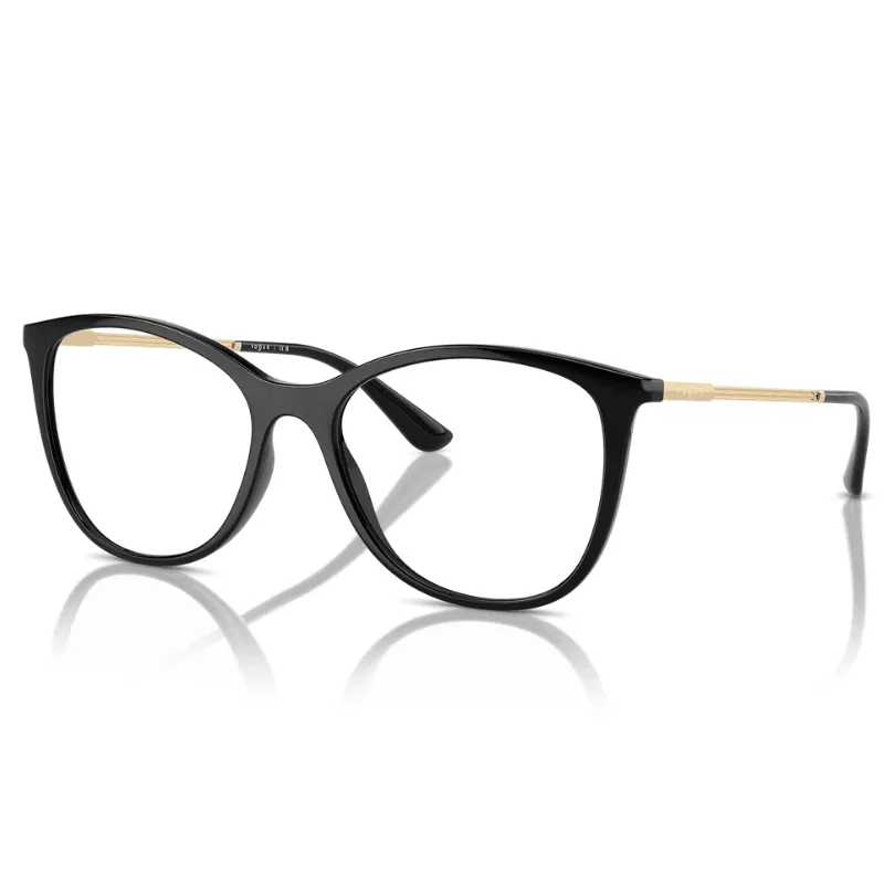 Óculos de Grau Feminino Vogue VO5562 Preto Brilho