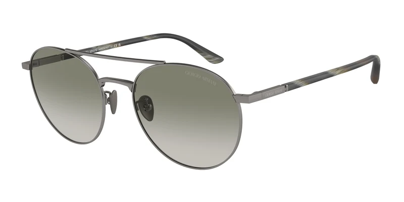 Giorgio Armani 0AR6156 54mm / 30038E - Matte Gunmetal / Gradient Green
