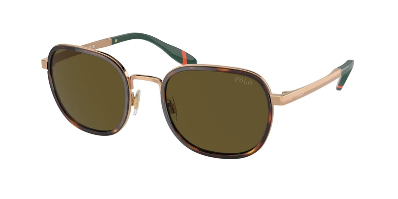 Polo Ralph Lauren 0PH3151 54mm / 944973 - Havana/Antique Gold / Olive Green