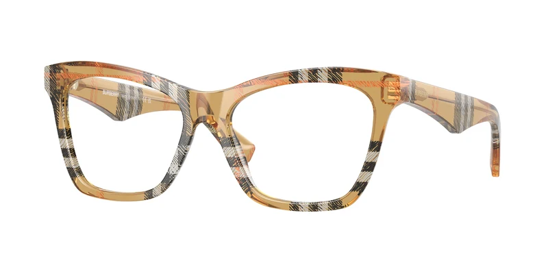 Burberry 0BE2416 52mm / 4146 - Check Sand / Transparent
