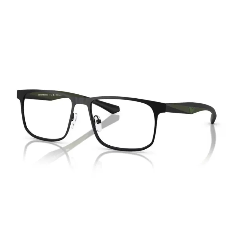 Óculos de Grau Empório Armani EA1163 Metal Preto Fosco