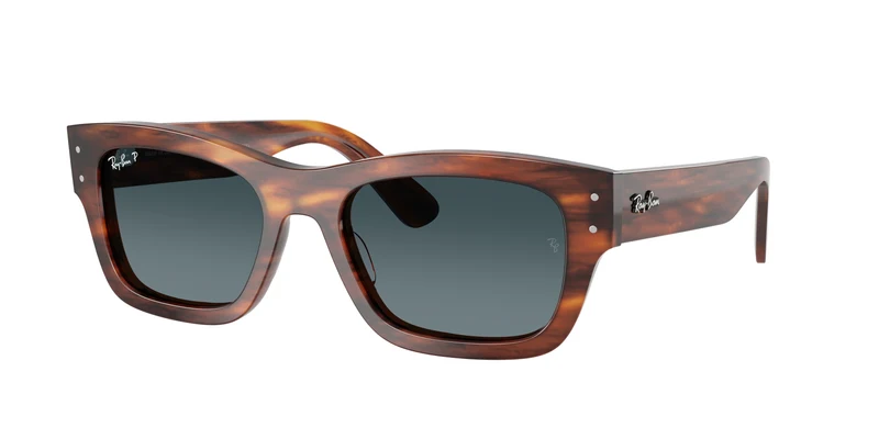 Ray-Ban 0RB7683S JOSEPH 55mm / 954/S3 - Striped Havana / Gradient Blue Polarized
