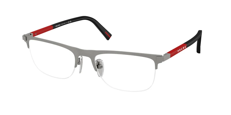 Prada Linea Rossa 0PS 50RV 53mm / DHG1O1 - Matte Brushed Lead / Demo Lens