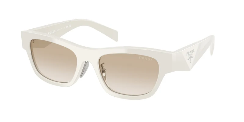 Prada 0PR B09SF 53mm / 26A80M - Powder / Neutral Gradient Light Grey