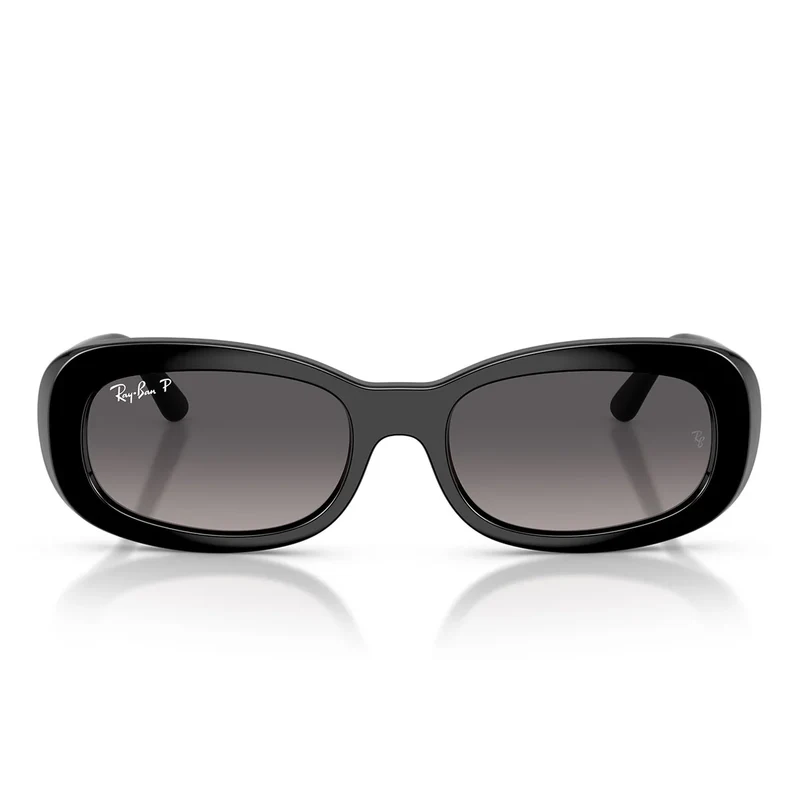 Ray Ban Sunglasses Rb2221 901/M3 Black/Smoky Gray Women Polarized