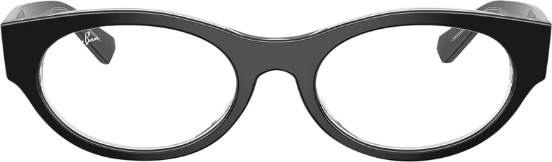 Ray-Ban 5447 Progressive No-Lines Black On Transparent / + 1.00