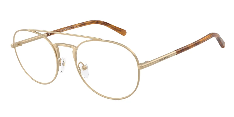 Emporio Armani 0EA1178 55mm / 3002 - Matte Pale Gold / Demo Lens