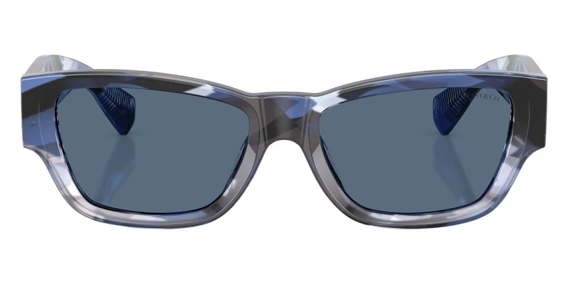TIFFANY - TF4265U Geometric Navy Havana / Dark Blue 846380 / 54-17-140
