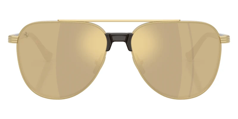 FERRARI - FH1028T Gold Matte / Clear Yellow Gold Mirrored 313/03 / 59-15-145