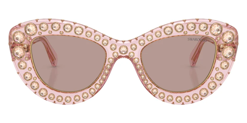Swarovski - SK6060 Transparent Pink / Light Purple Brown 30017N / 49-22-140