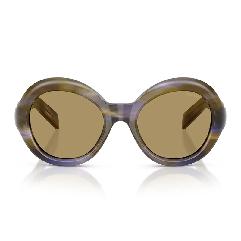 Prada Sunglasses Prd08 Su 23 G70 G Brown/Olive Green Women