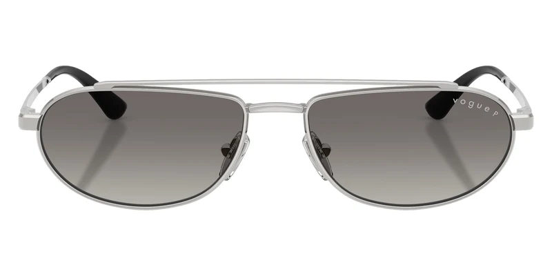 vogue eyewear - VO4371S Silver / Gradient Gray Polarized 323/T3 / 56-16-140