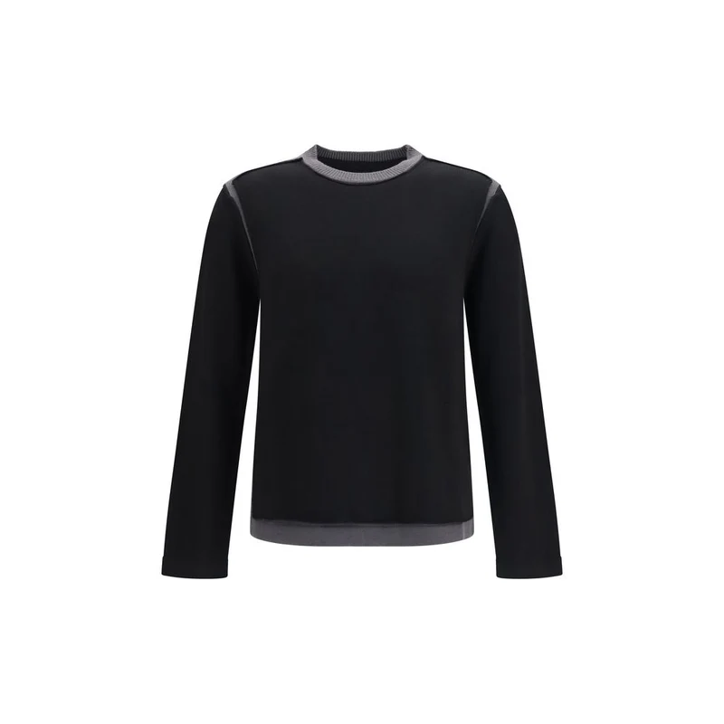 MM6 Black Wool Oves Aries Sweatshirt L