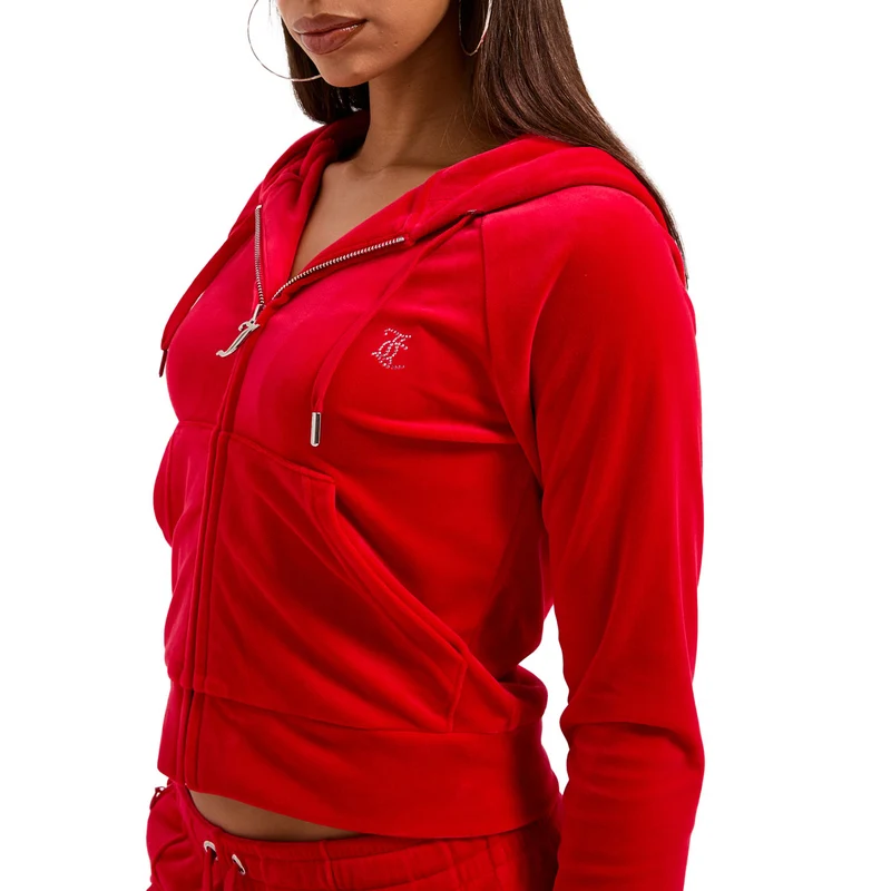 Felpa Donna Juicy Couture Madison Rosso XS