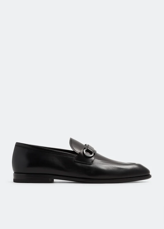 Ferragamo - Men's Florio Loafers Nero 7 / 11