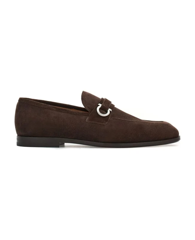 Ferragamo - Men's Florio Loafers Dark Brown / 7