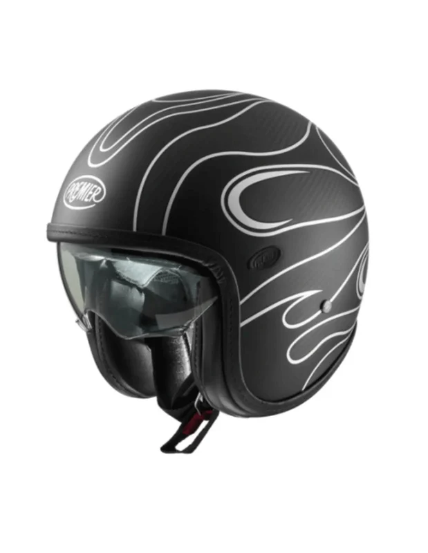PREMIER VINTAGE ED.CARB FR CAPACETE DE MOTO PRATEADOCROMADO BM L / SILVER CHROM