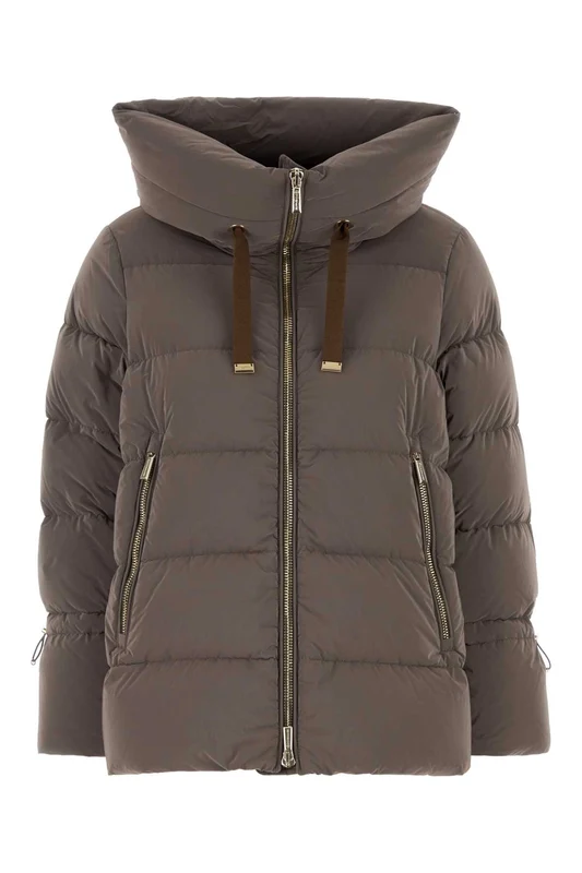 Moorer Mud Nylon Blend Giada Down Jacket 42