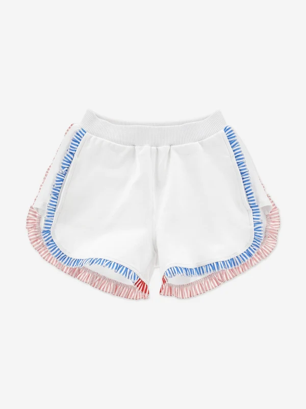 Monnalisa Girls Sweat Shorts in White White / 5 Yrs