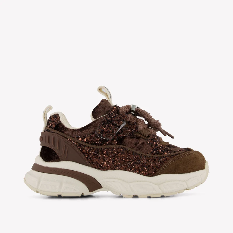 MonnaLisa Kinder Meisjes Sneakers In Bruin 31