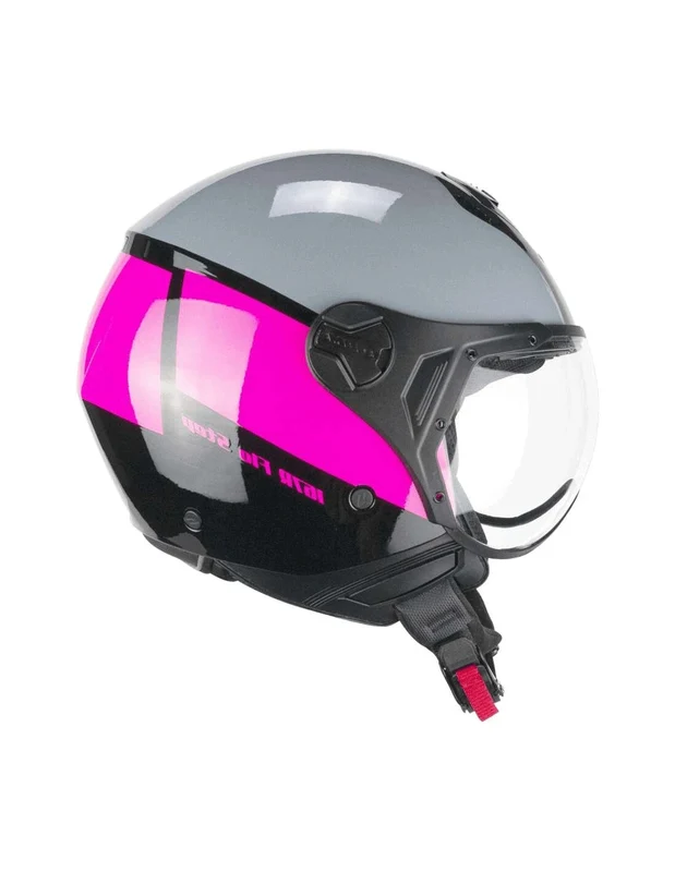 CGM 167R FLO STEP CAPACETES INTEGRAL DE MOTO CINZA FUCSIA XXS / Grigio Fucsia