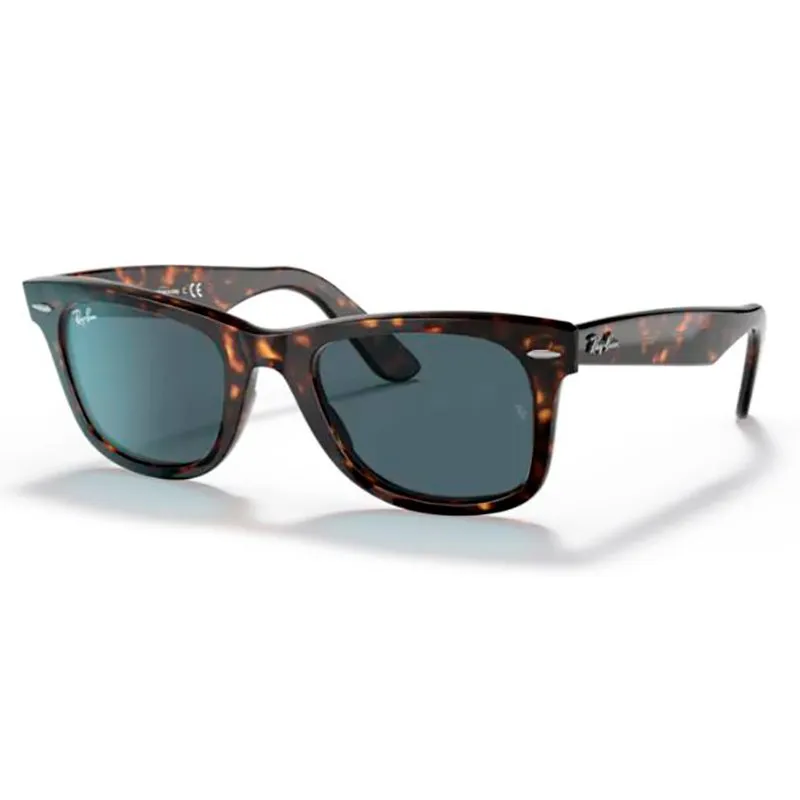 Óculos de Sol RayBan Wayfarer RB2140 Marrom Tartaruga e Azul