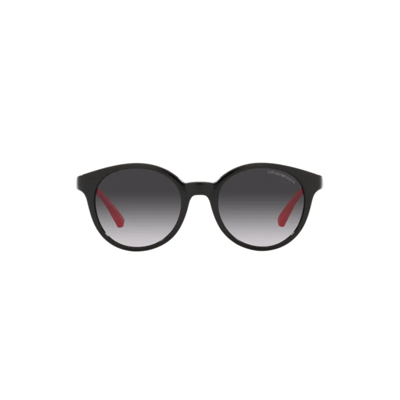 Óculos De Sol Emporio Armani Ea4185 50178g Preto Brilho Lente Cinza Degradê Tam 47
