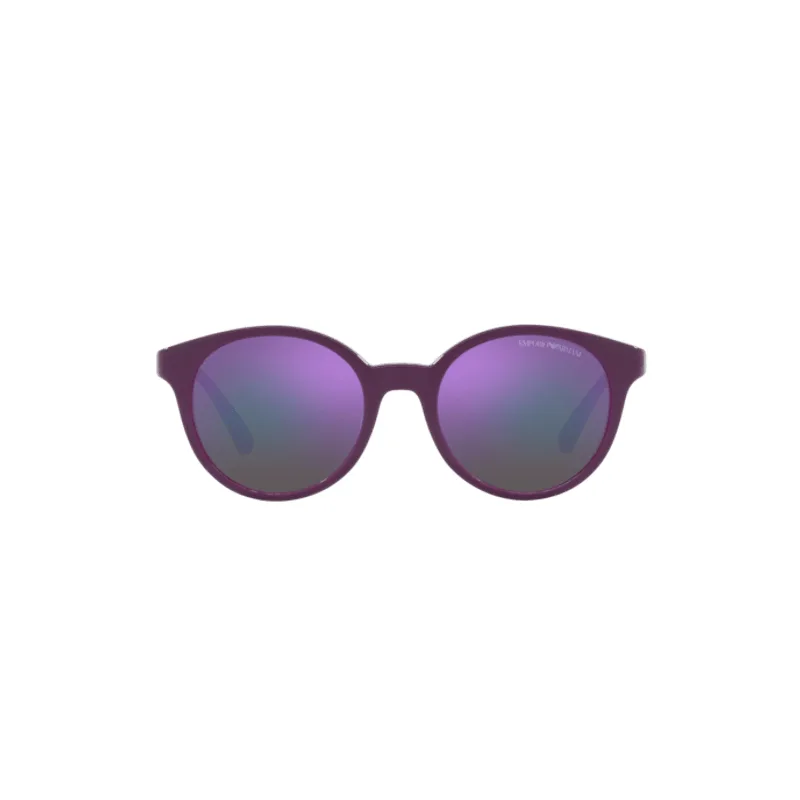 Óculos De Sol Emporio Armani Ea4185 51154v Violeta Brilho Lente Espelhada Violeta Cinza Tam 47