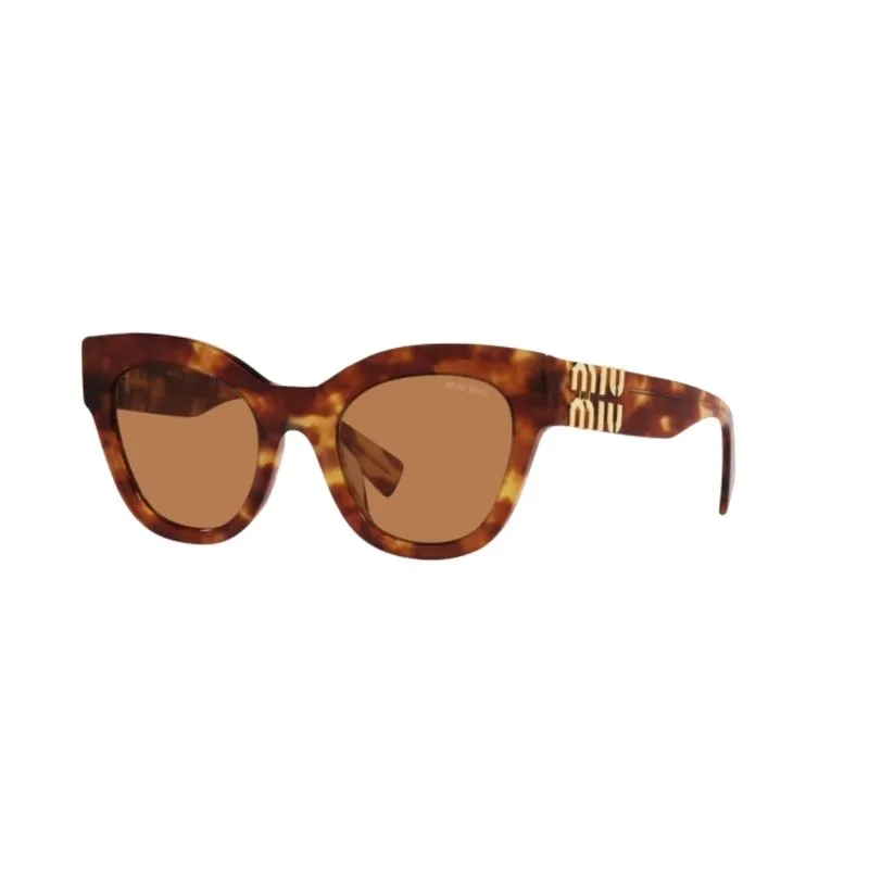 Óculos de Sol Feminino Miu Miu MU 01YS 4BW2Z1 Havana Claro