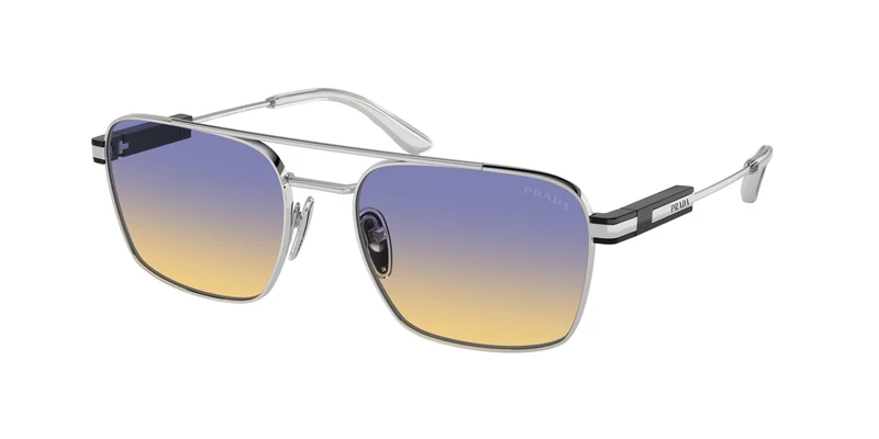 Prada 0PR 67ZS 56mm / 1BC06Z - Silver / Iris Sfumato Sole