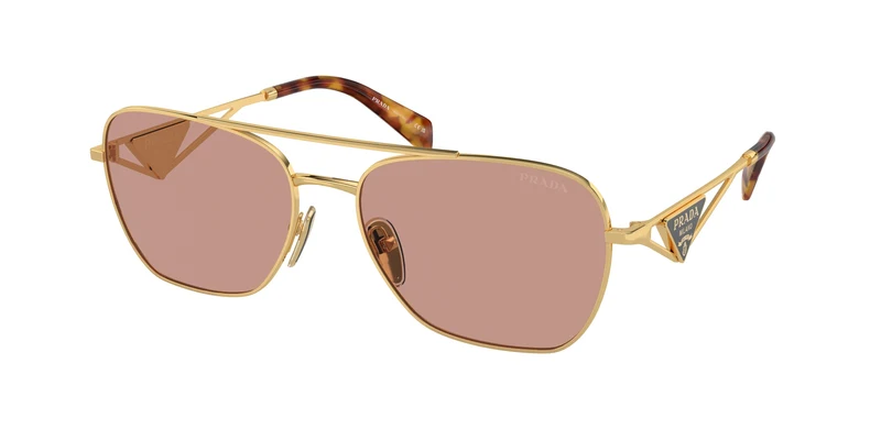 Prada 0PR A50S 59mm / 5AK08M - Gold / Dark Violet