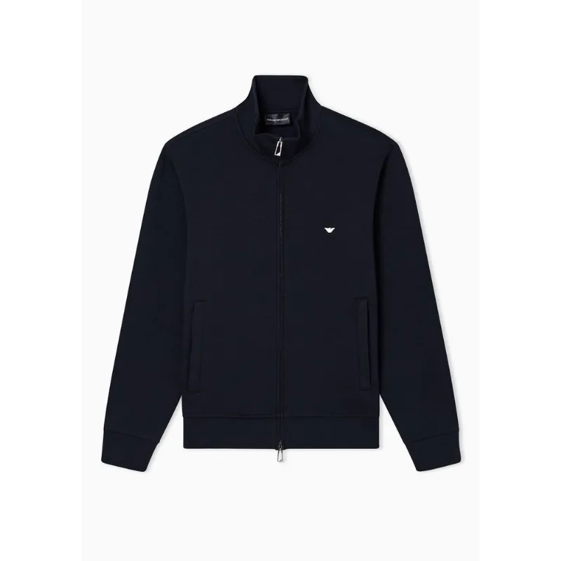 Moletom com Zíper Essential Azul Marinho - L