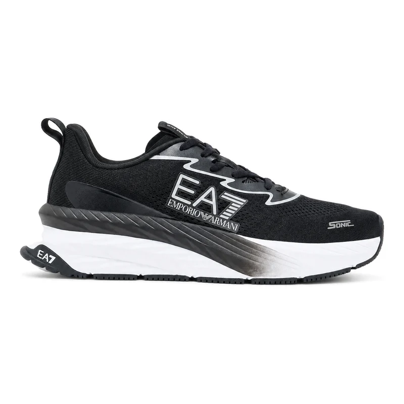 Sneakers Emporio Armani 7 Crusher Sonic Nero Bianco 42