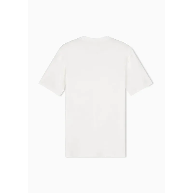 Camiseta Essential em Lã com Tricô Liso Off White - 3XL