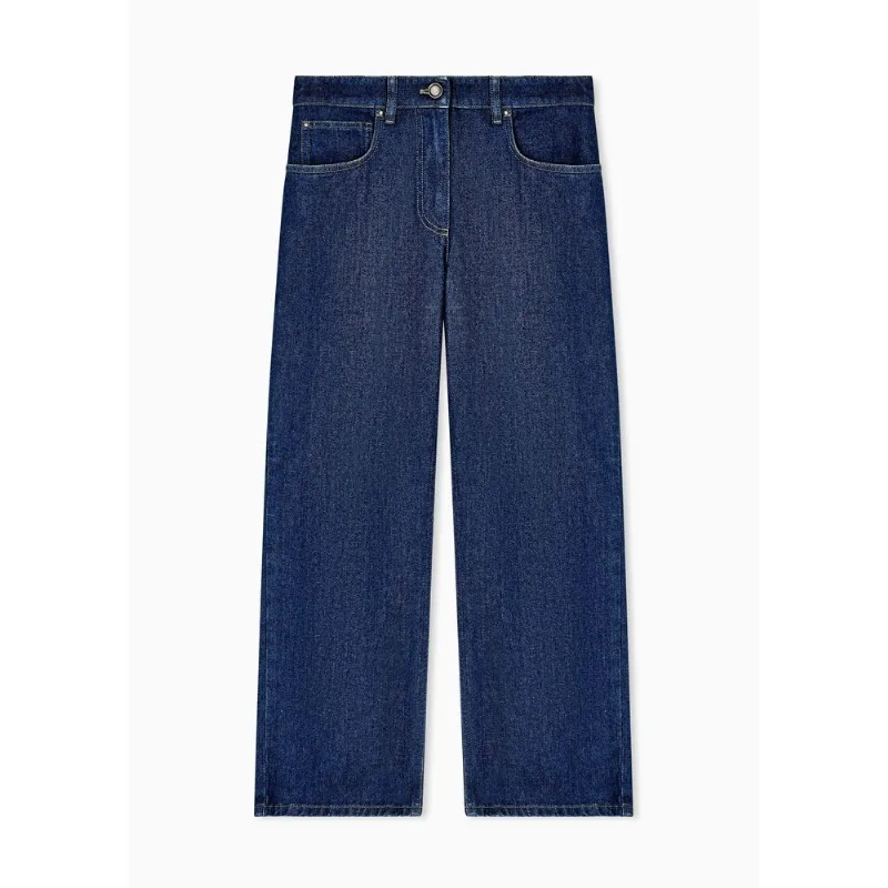 Calça Jeans em Algodão com Elastano Azul - 46 IT - 44 BR