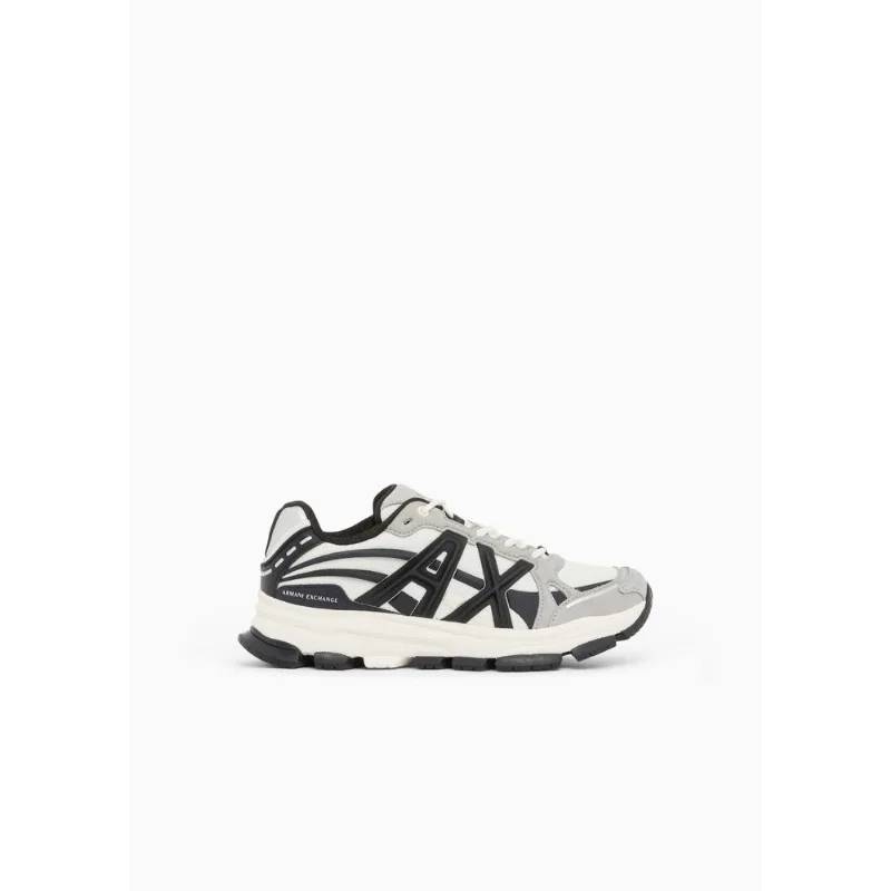 Tênis em Camurça e Mesh com Sola de Borracha Ciment/Off White - 9 UK - 41 BR
