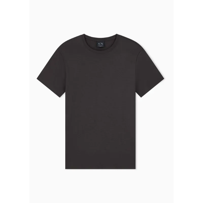 Camiseta Slim Fit em Algodão Pima Preto - L